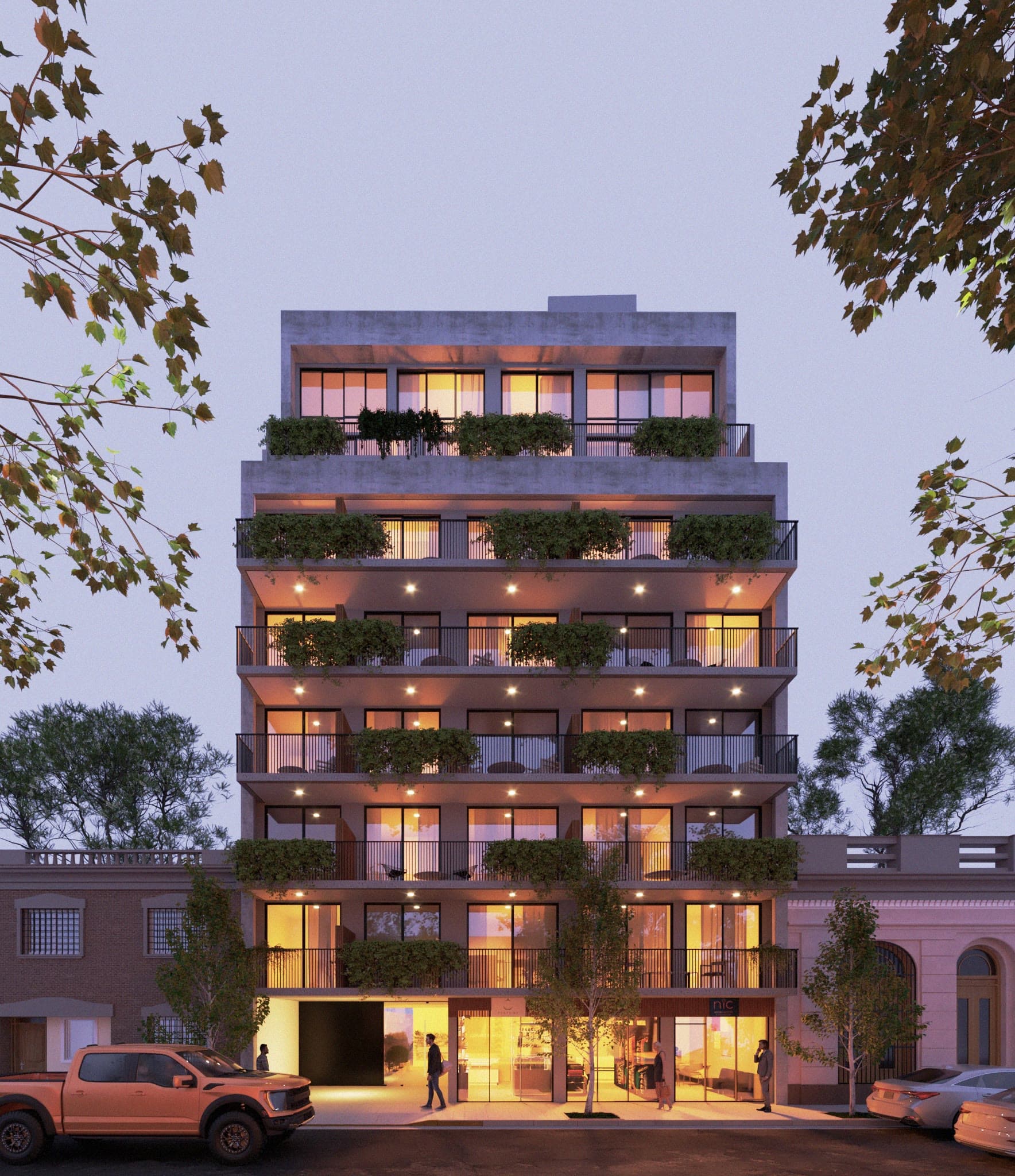 EVO Belgrano 4063 — render 2
