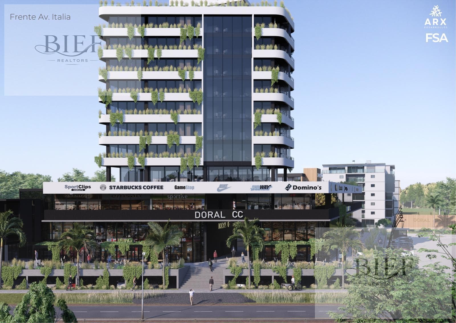 Cowork 505m² + Terraza 562m² · DORAL CC