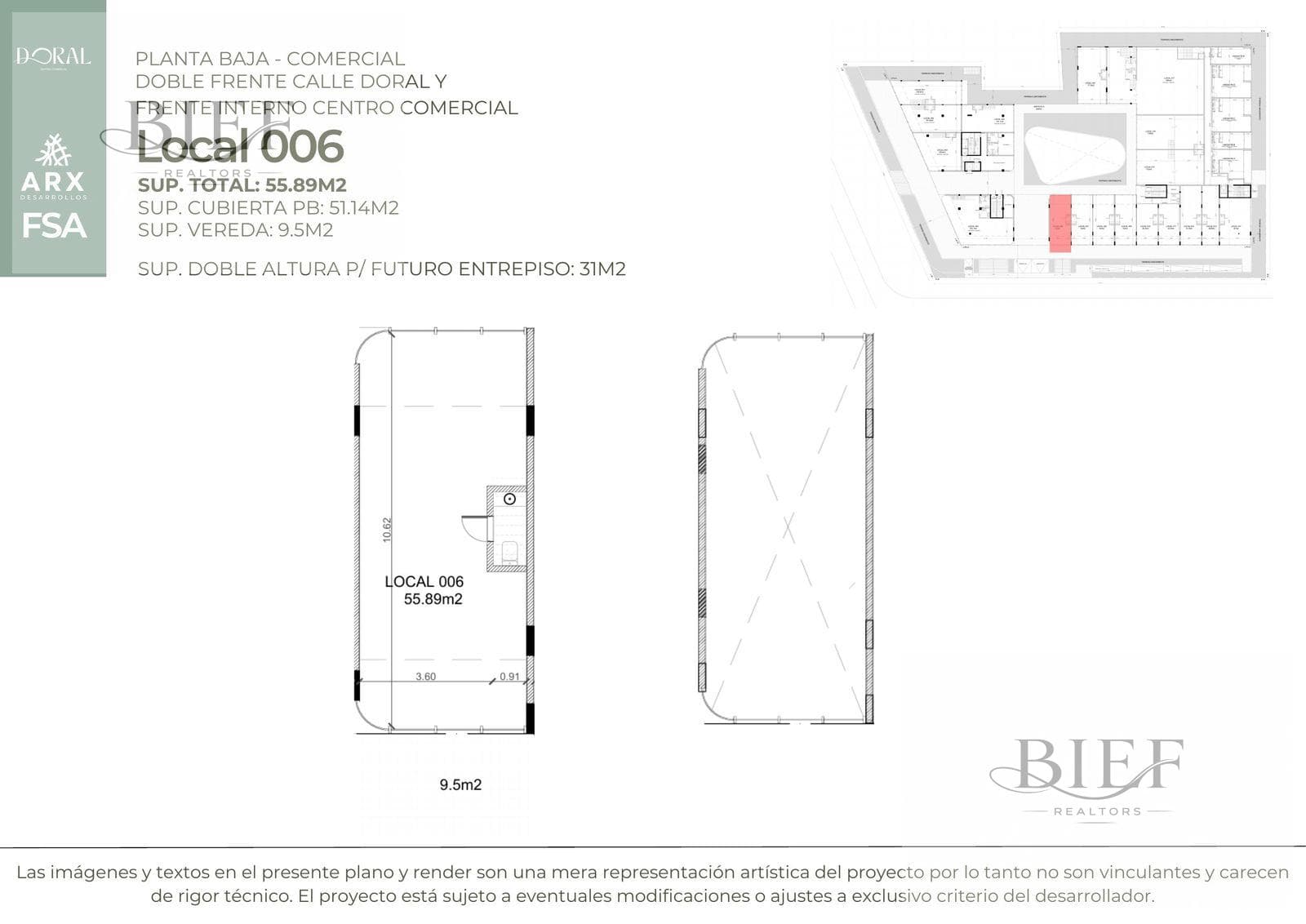 Local 56m² Doble Altura · Calle Doral · DORAL CC