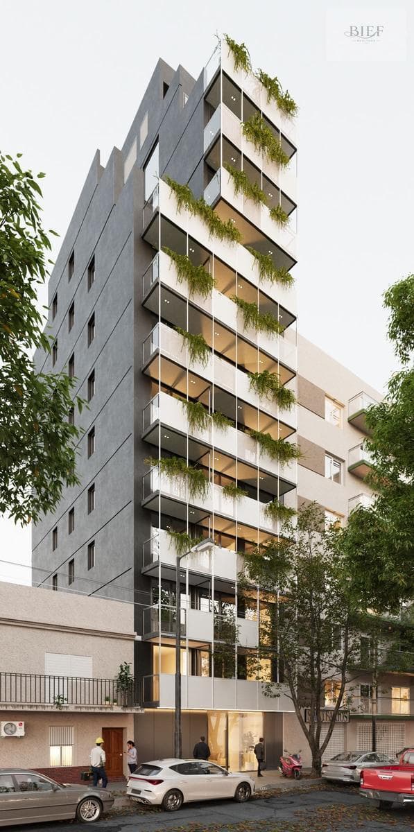 2 ambientes de 53,85 m² totales en Belgrano — balcón y vistas abiertas